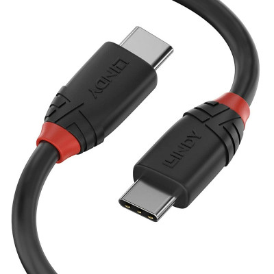 Câble USB-C LINDY 36906 Noir 1 m