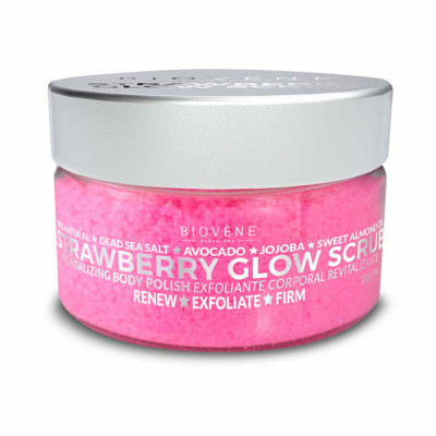 Lotion corporelle Biovène Strawberry Glow Scrub 200 g