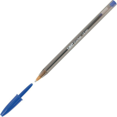 Crayon Bic Cristal Large 0,42 mm Bleu (50 Unités)