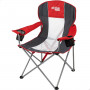 Foldable Camping Chair Aktive Red Dark grey 56 x 98 x 59 cm (4 Units)