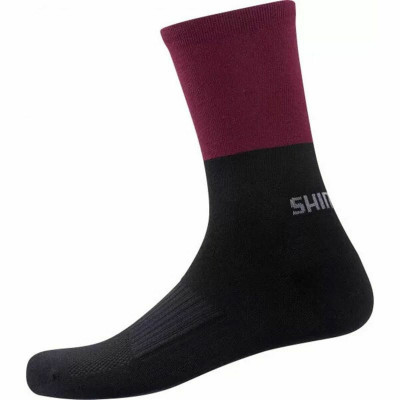 Sports Socks Shimano Original Wool Black Maroon