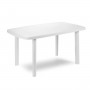 Side table IPAE Progarden 08330100 White Resin (72 x 137 x 85 cm )
