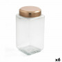 Boîte Quid B&w Cuivre verre 1,65 L (Pack 6x)