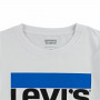 Children’s Short Sleeve T-Shirt Levi's Sportswear Logo White