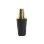 Shaker per cocktail DKD Home Decor Nero Acciaio inossidabile 9,5 x 9,5