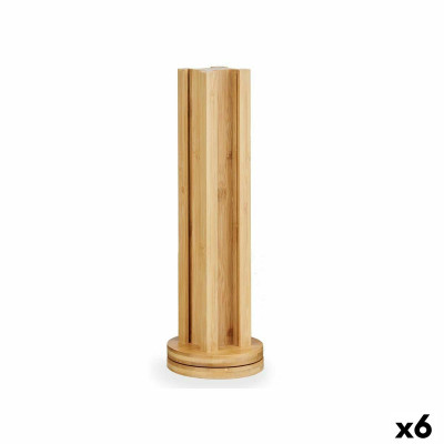 Supporto per 36 Capsule di Caffè Girevole Bambù 11 x 11 x 34 cm (6 U