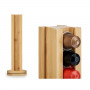 Supporto per 36 Capsule di Caffè Girevole Bambù 11 x 11 x 34 cm (6 U