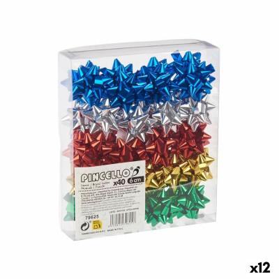 Boucles Brille Multicouleur PVC 5 x 3,5 x 5 cm (12 Unités) sur la cav