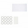 Set da Bagno Bianco PVC Polietilene EVA (12 Unità)