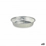 Set di Teglie da Cucina Monouso Rotondo Alluminio 21,5 x 5,5 x 21,5 cm