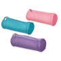 Trousse d'écolier cylindrique Rembourré 22 x 8 x 8 cm (6 Unités) su