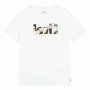Maglia Levi's Camo Poster Logo Bright Bianco