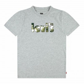 Maglia Levi's Camo Poster Logo Gray 60731 Grigio