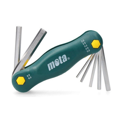 Jeu de Clés Allen Mota LQ71 Couteau 2-2,5-3-4-5-6-8 mm sur la caverne
