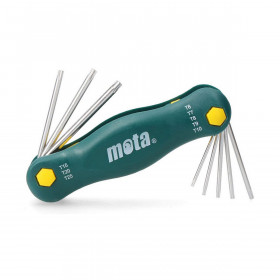 Set Chiavi Torx Mota LR81 Coltello a serramanico T6-T7-T8-T9-T10-T15-T