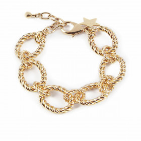 Bracciale Donna Shabama Mali Ottone Immersi in un bagliore dorato