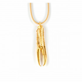 Collana Donna Shabama Tuent Cool Ottone Immersi in un bagliore dorato