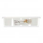 Contenitore per Frigorifero Bianco Trasparente Plastica 37,5 x 9 x 14,