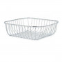 Portafrutta Argentato Metallo 30 x 9 x 30 cm (6 Unità)