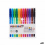 Set di Penne Multicolore (12 Unità)