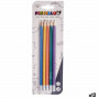 Set di Matite Multicolore Torta Legno (12 Unità)