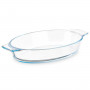 Teglia da Cucina Con manici Trasparente Vetro Borosilicato 800 ml 27 x