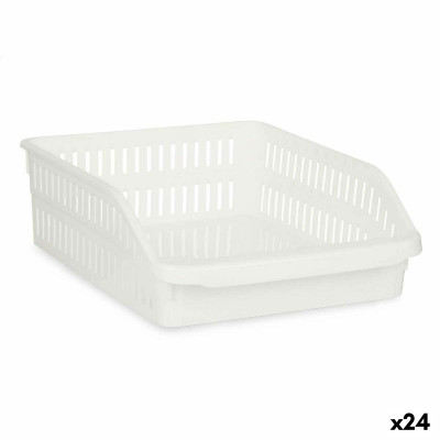 Contenitore per Frigorifero Bianco Plastica 26 x 9,3 x 30,5 cm (24 Uni