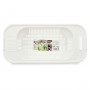 Scolapiatti Bianco Plastica 47 x 9,5 x 22 cm (24 Unità)