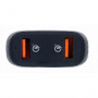Cargador de Pared GEMBIRD TA-U2QC3-CAR-01 Negro