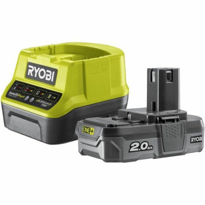 Ensemble chargeur et batterie rechargeable Ryobi Litio Ion 2 Ah 18 V