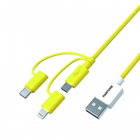 Cavo USB Pantone PT-USB003Y1 Giallo 1,2 m