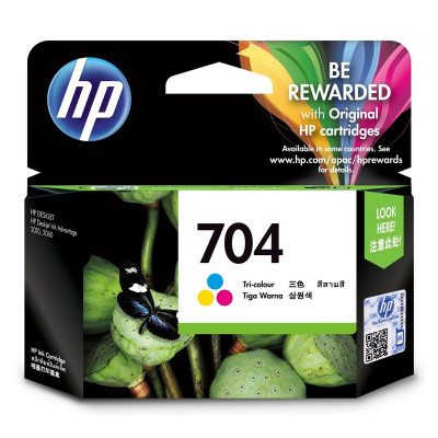 Cartouche d'encre originale HP 704 Multicouleur sur la caverne des pri