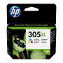 Cartouche d'encre originale HP 305XL Cyan/Magenta/Jaune sur la caverne