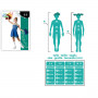 Costume per Bambini Animatrice Azzurro