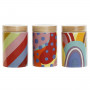 Tin DKD Home Decor Multicolour Natural Bamboo Dolomite 1 L 10 x 10 x 1