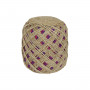 Repose-pied Home ESPRIT Marron Multicouleur Jute 40 x 40 x 45 cm sur l