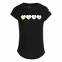 Child's Short Sleeve T-Shirt Nike Sweet Hearts Black