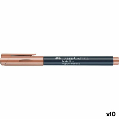 Marker pen/felt-tip pen Faber-Castell Metallics Copper Cabana (10 Unit