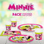 Set d'articles de fête Minnie Mouse Happy Deluxe 89 Pièces 16 sur la