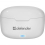 Auricolari in Ear Bluetooth Defender TWINS 903 Bianco Multicolore