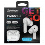 Écouteurs in Ear Bluetooth Defender TWINS 903 Blanc Multicouleur sur 