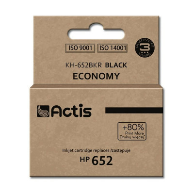 Cartouche d'encre originale Actis KH-652BKR Noir sur la caverne des pr