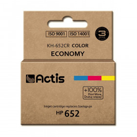 Cartouche d'encre originale Actis KH-652CR Cyan/Magenta/Jaune sur la c
