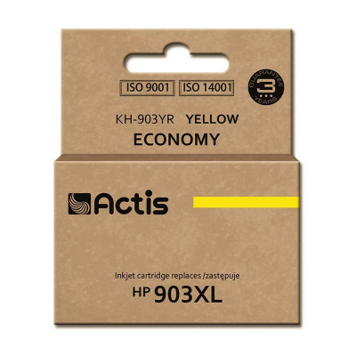 Cartouche d'encre originale Actis KH-903YR Jaune sur la caverne des pr