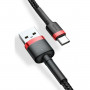 Cavo USB A con USB C Baseus Cafule Nero 2 m