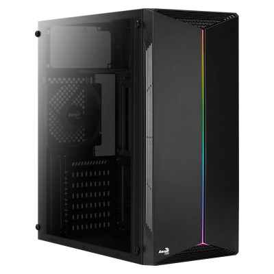 Boîtier ATX semi-tour Aerocool Split Noir sur la caverne des prix