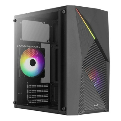 Boîtier ATX semi-tour Aerocool PGS RAIDER MINI-G-BK-v3 sur la caverne