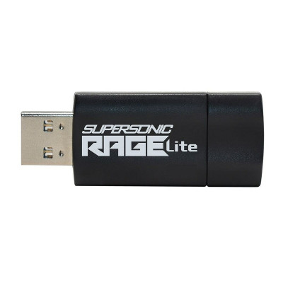 Clé USB Patriot Memory Supersonic Rage Lite Noir Noir/Bleu 64 GB sur 