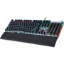 Clavier Ibox AURORA K-3 Noir/Argenté Argenté QWERTY sur la caverne d