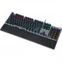 Clavier Ibox AURORA K-3 Noir/Argenté Argenté QWERTY sur la caverne d